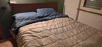 letto matrimoniale contenitore+ comodini