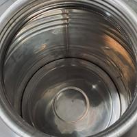 bidone acciaio per alimenti