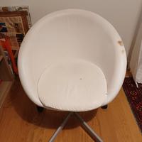 Sedia con rotelle ikea