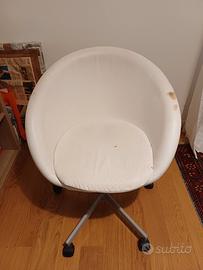 Sedia con rotelle ikea