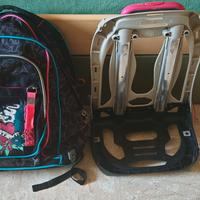 zaino trolley seven love nero scuola