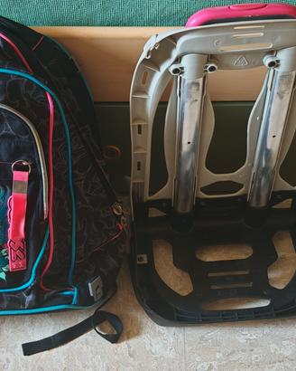 zaino trolley seven love nero scuola