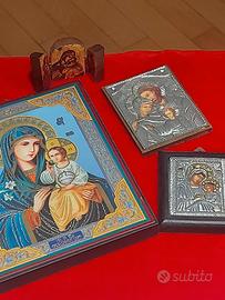 Collezione 4 Icone Sacre - Trittico e quadretti