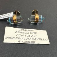 Gemelli uomo oro 18 kt