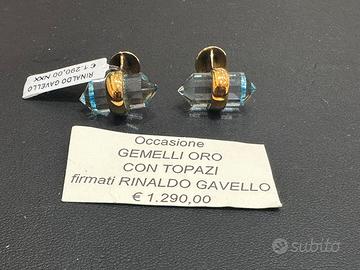 Gemelli uomo oro 18 kt