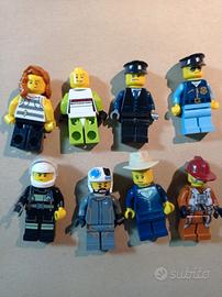 personaggi Lego mini figure miste+pezzi misti 