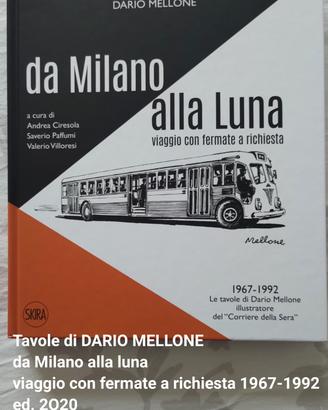 tavole di Dario Mellone viaggio fermata arichiesta