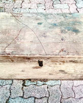 Cassapanca/baule in legno