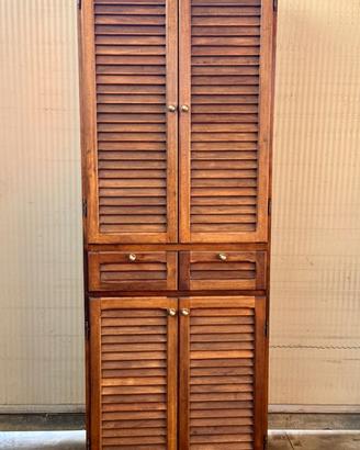 PICCOLO ARMADIO/GUARDAROBA IN LEGNO RESTAURATO