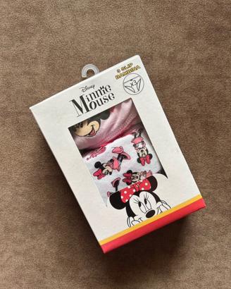3 Slip Minnie Mouse bimba 4-5 anni