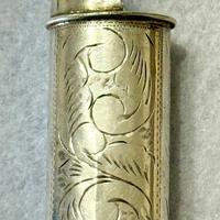 Antico porta accendino in argento 925