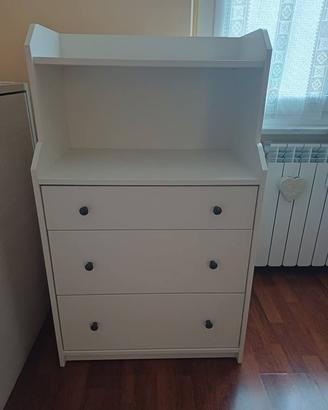 cassettiera Ikea  bianca