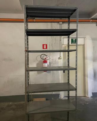 5 scaffali in ferro