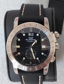 OROLOGIO GLYCINE AIRMAN GMT SUB 200MT COSTO 2150€