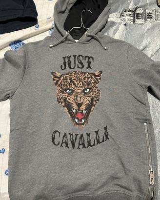 Felpa col cappuccio just cavalli