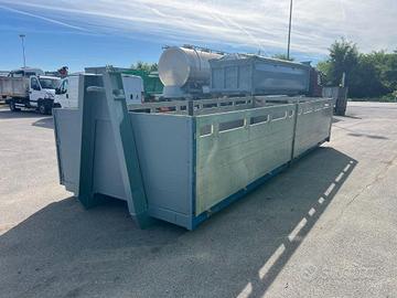 CONTAINER SCARRABILE USATO A PIANALE CON SPONDE