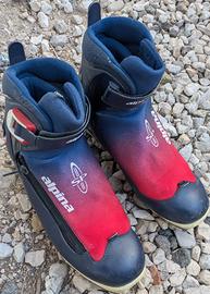 scarponi fondo sci nordico marca "alpina"