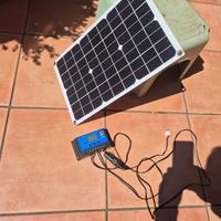 Pannello monocristallino 18W con regolatore