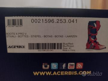 stivali acerbis x pro v tg 41