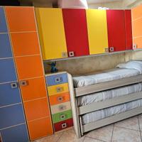 cameretta con 3 letti  salvaspazio