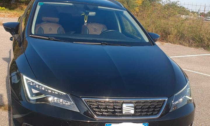 Seat Leon. 1,6 diesel, nero, 2018