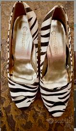 Scarpe Décolleté Zebra Print – Taglia 38
