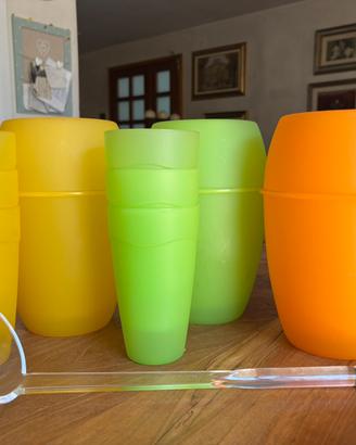 Set bicchieri e portabottiglie F.lli Guzzini