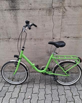 Bicicletta verde tipo GRAZIELLA