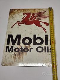Targa Vintage Mobil in Metallo 30x20cm