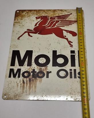 Targa Vintage Mobil in Metallo 30x20cm