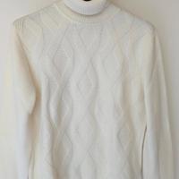 Maglione Markup collo alto, panna
