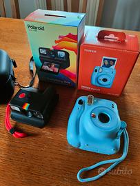 fotocamera istantanea instax 11 e polaroid GO