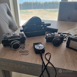 Olympus om10, contarex electronic,Pathe ds8