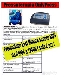 Pressoterapia in pronta consegna ultimo.pezzo