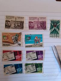9 francobolli usati del 1967