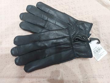 guanti in pelle da uomo