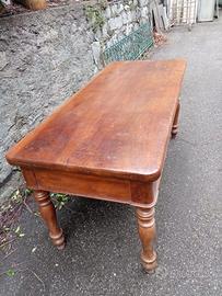 Tavolo antico metà '800 in legno di noce