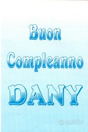 Poster manifesti Buon Compleanno Dany