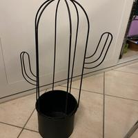 Porta vaso metallo
