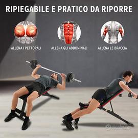 Panca Palestra Pieghevole, Multifunzione Inclinabi