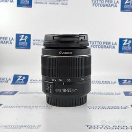 CANON EF-S 18-55 mm f3.5-5.6 III + GARANZIA USATO