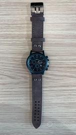 Orologio Uomo Geneva – Vintage Cinturino in Pelle