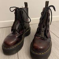 STIVALE SINCLAIR DR MARTENS CHERRY RED, come nuovi