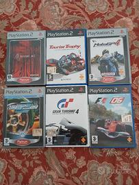 ps2 giochi motogp F1 granturismo4 