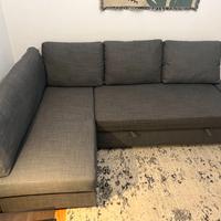 FRIHETEN Divano letto angolare con contenitore
