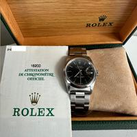 ROLEX DATEJUST 16200/FULL-SET/BLACK DIAL