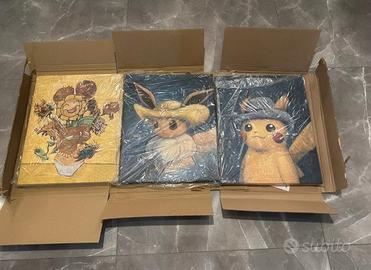 Pokemon Center ×Van Gogh Museum Dipinti in Canvas 