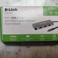 D-Link 6 in 1 USB-C Hub