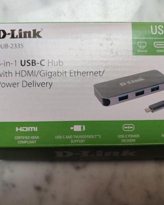 D-Link 6 in 1 USB-C Hub