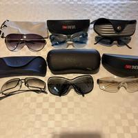 Stock occhiali da sole e da vista vari marche.